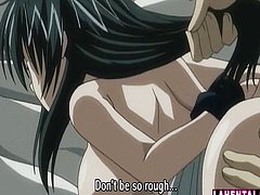 huge titted hentai babe gets fucked